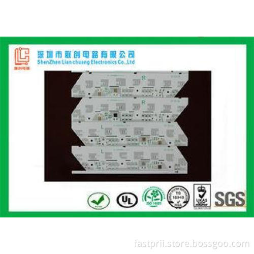 Two layer PCB white circuit board with 12hours urgent , ele